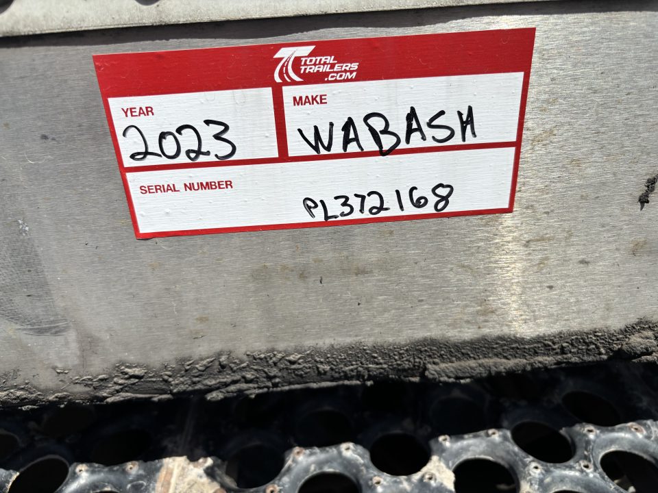 New $795/month RENT TO OWN Trailer- 2023 Wabash Plate Dry Van