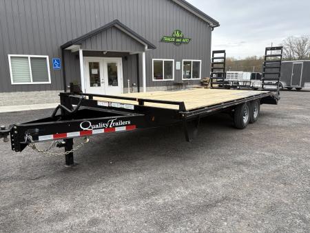 New 2026 QUALITY TRAILERS 96  x 20' (16'+4' Dove Tail) Deckover Trailer