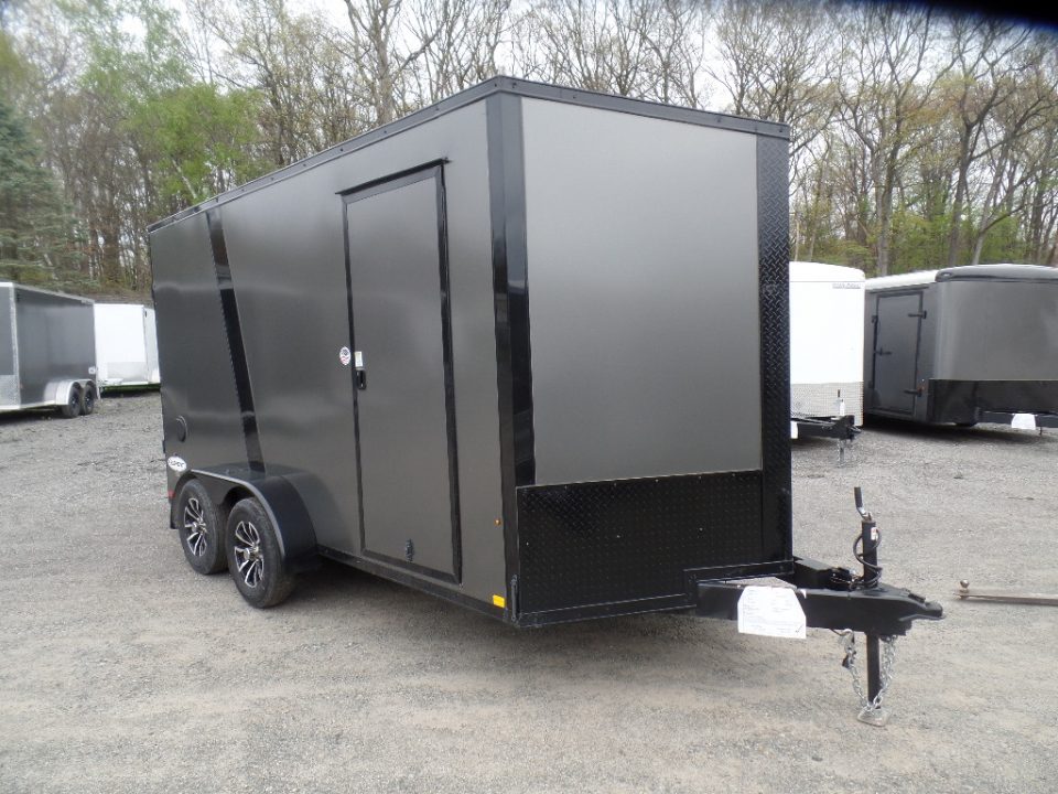 Used 2026 Look Trailers 7x14 LOOK ST-DLX Model - Black Trim Cargo / Enclosed Trailer