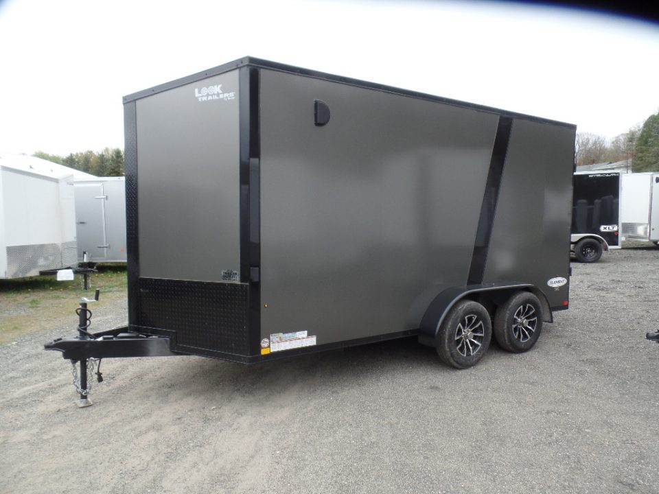 Used 2026 Look Trailers 7x14 LOOK ST-DLX Model - Black Trim Cargo / Enclosed Trailer