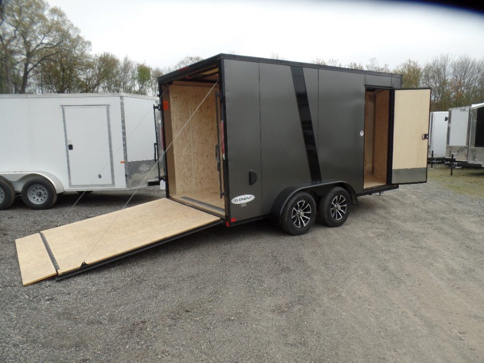 Used 2026 Look Trailers 7x14 LOOK ST-DLX Model - Black Trim Cargo / Enclosed Trailer