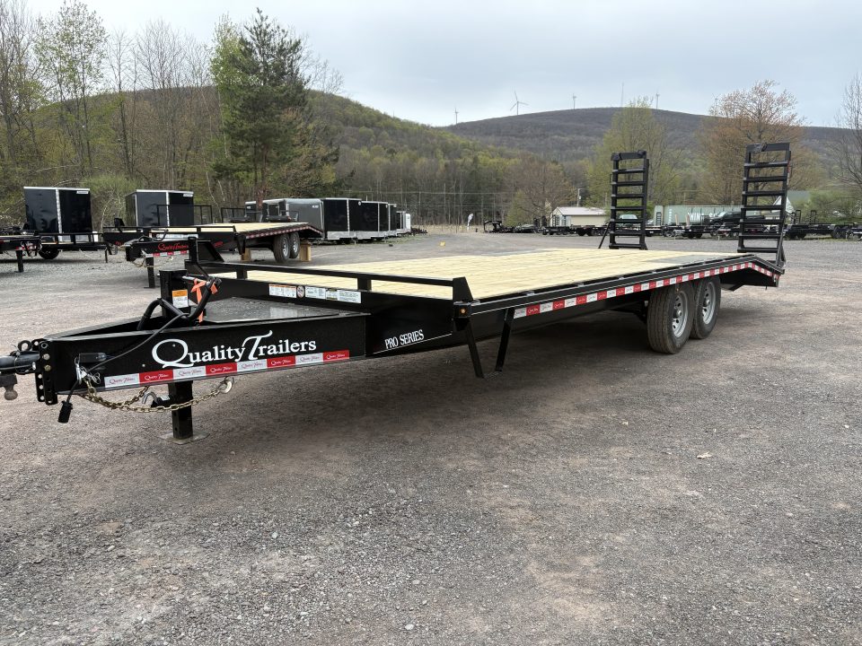New 2026 QUALITY TRAILERS 96" x 23' (18'+5' Dove Tail) Deckover Trailer