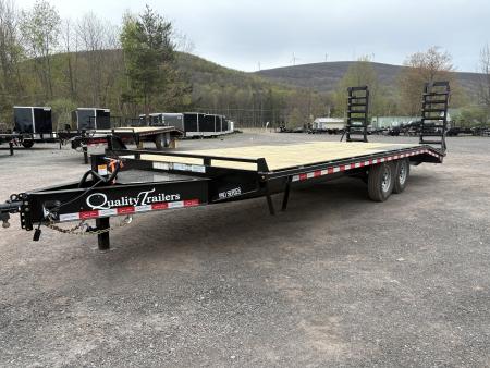 New 2026 QUALITY TRAILERS 96  x 23' (18'+5' Dove Tail) Deckover Trailer