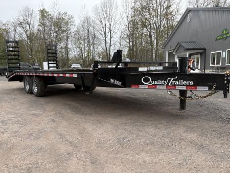 New 2026 QUALITY TRAILERS 96" x 23' (18'+5' Dove Tail) Deckover Trailer