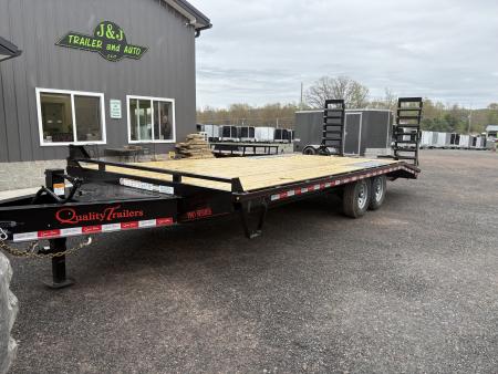 New 2026 QUALITY TRAILERS 96  x 23' (18'+5' Dove Tail) Deckover Trailer