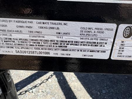 New 2026 Car Mate Trailers 6.5x12 Utility Trailer