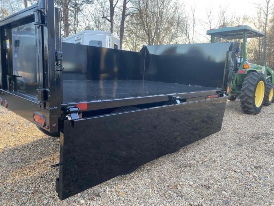 New 2026 Homesteader 6X10 10K Deckover Dump Trailer Drop-Down Side Wall