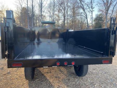 New 2026 Homesteader 6X10 10K Deckover Dump Trailer Drop-Down Side Wall
