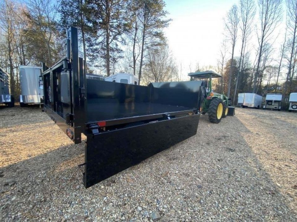 New 2026 Homesteader 6X10 10K Deckover Dump Trailer Drop-Down Side Wall