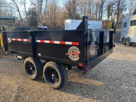 New 2026 Homesteader 6X10 10K Deckover Dump Trailer Drop-Down Side Wall