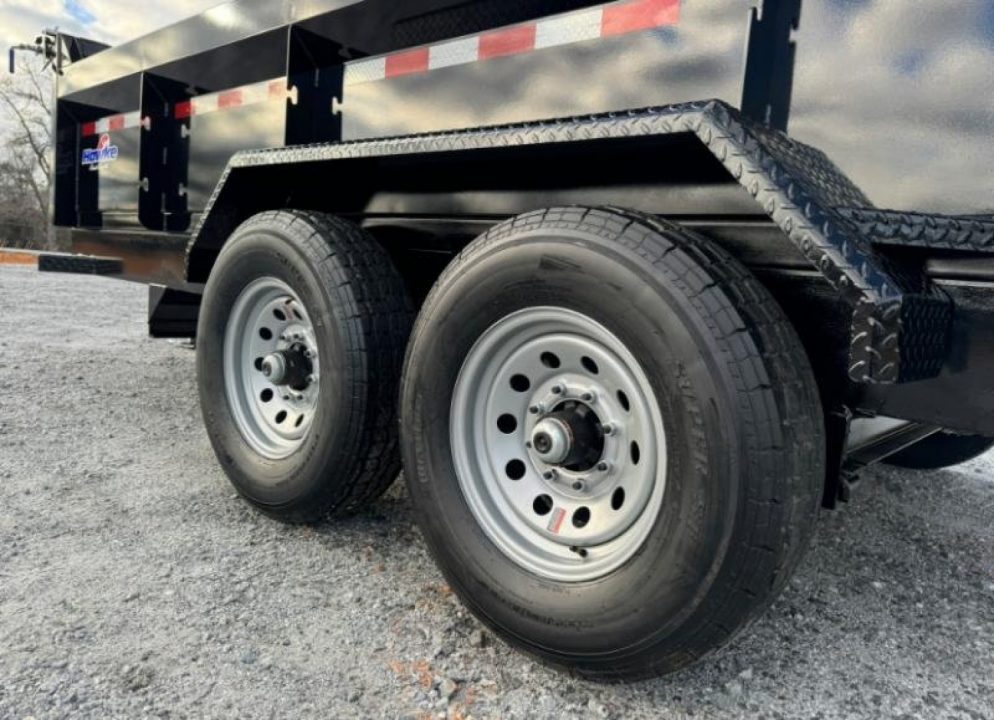 New 2026 Hawke 7X14 14K Low Pro Dump Trailer