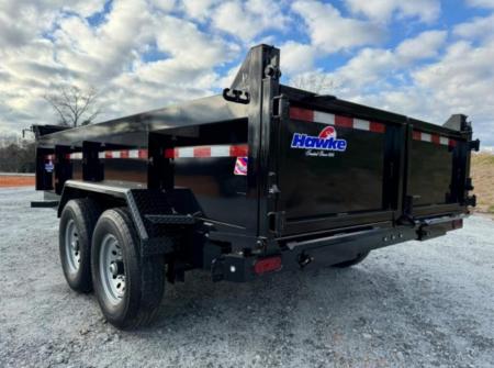 New 2026 Hawke 7X14 14K Low Pro Dump Trailer