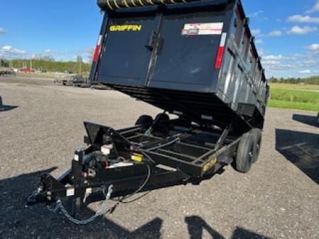 New 2026 Griffin Trailers 82" x 14' - 4' sides Dump Trailer