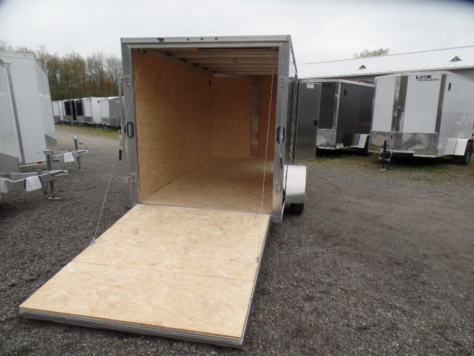 New 2026 ALCOM 6X12 Single Axle Black Cargo / Enclosed Trailer