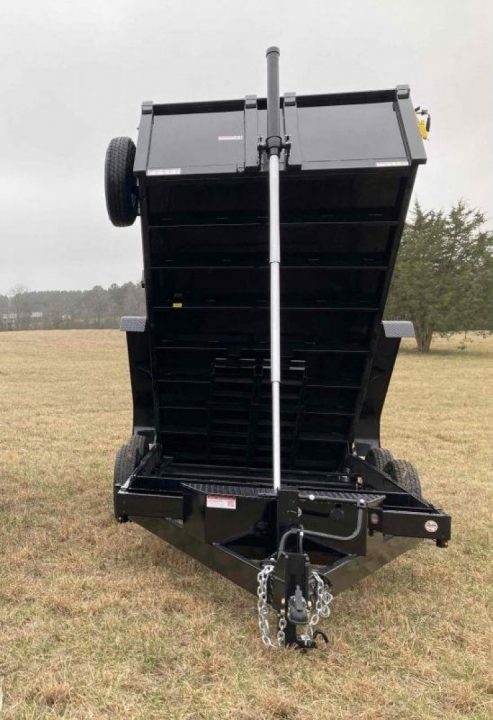 New 2026 Sure-Trac 7x14 Low Profile Telescopic Lift Dump Trailer