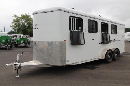 Used 2025 Thuro-Bilt Liberty Warmblood 4 Horse Trailer - Adjustable Dividers