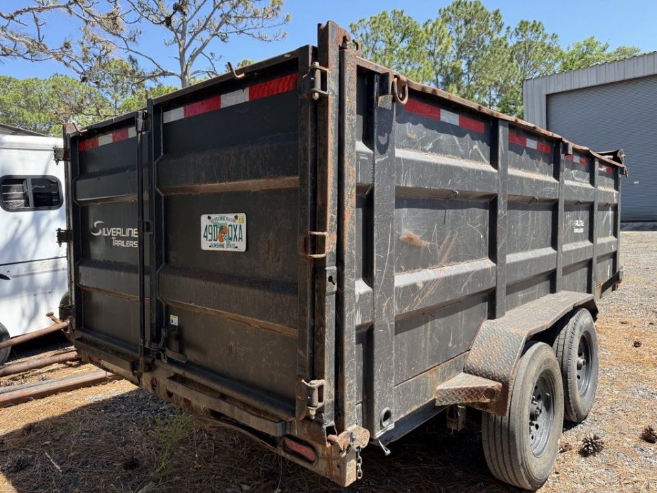 Used 2023 Silverline Trailers 7 X 16 Dump Trailer with 4' Sides and 14K Capacity