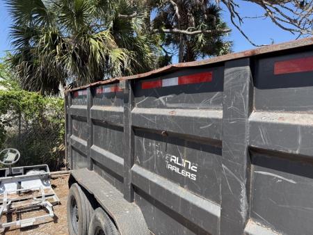 Used 2023 Silverline Trailers 7 X 16 Dump Trailer with 4' Sides and 14K Capacity