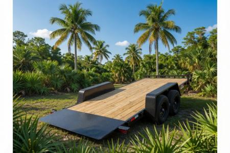 New 2026 Triple Crown Trailers 7x18 Hydraulic Power Tilt Trailer – 10K GVWR | Heavy-Duty Equipment Trailer Tilt Trailer