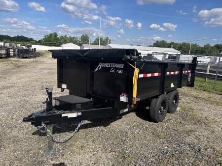 New 2026 Homesteader Trailer 6 X 12 FT DUMP TRAILER WITH TARP KIT DECKOVER 9950 GVWR