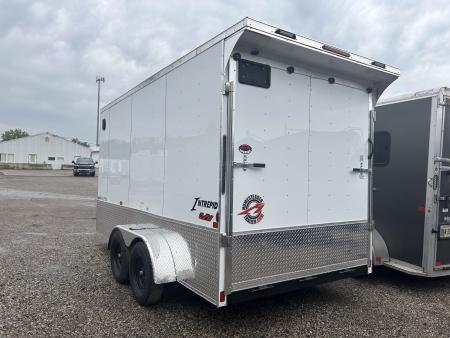 New 2026 Homesteader Trailer 7 X 14 FT INTREPID CARGO TRAILER 7' INT HEIGHT  WITH RAMP DOOR OHV REAR DOOR SPOILER