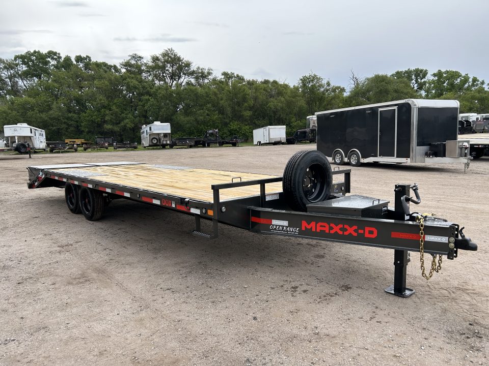 New 2027 MAXX-D DOX 102x24 Flatbed Trailer