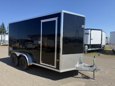 New 2026 E-Z Hauler EZEC 7'x14' Cargo / Enclosed Trailer - Black