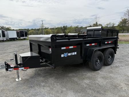 New 2026 BWISE DT712LP-LE-12 Dump Trailer
