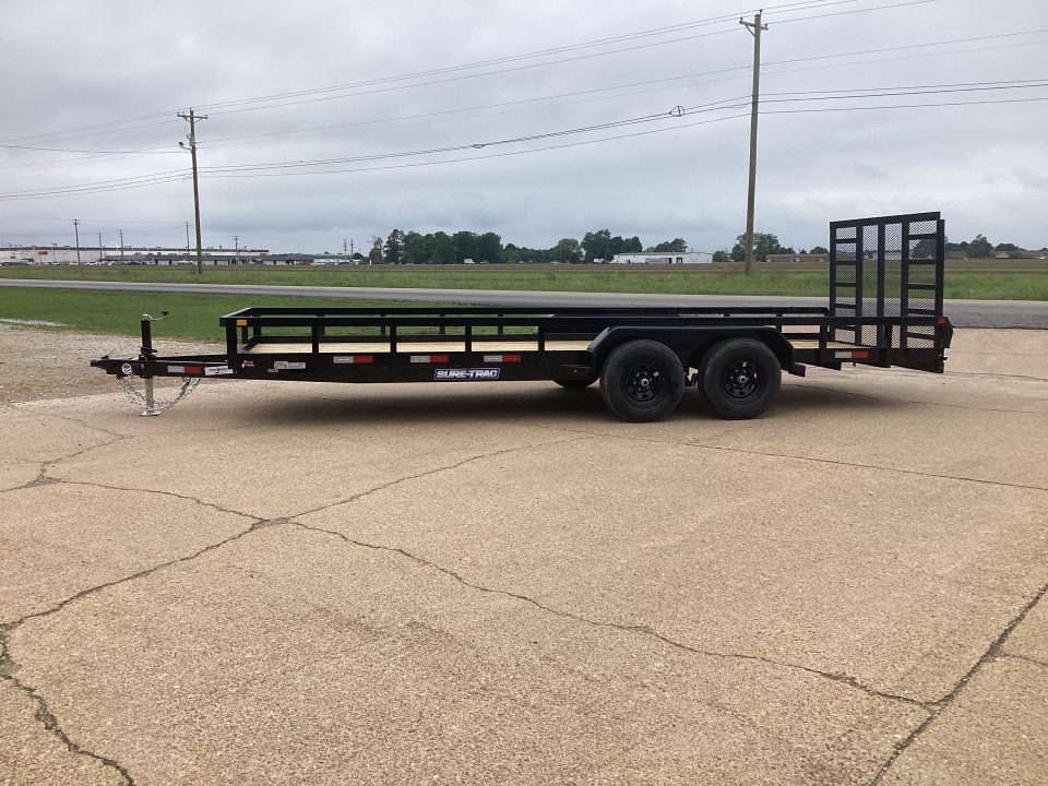 New 2026 Sure-Trac 82x20 (10K) Tandem Axle Utility Trailer