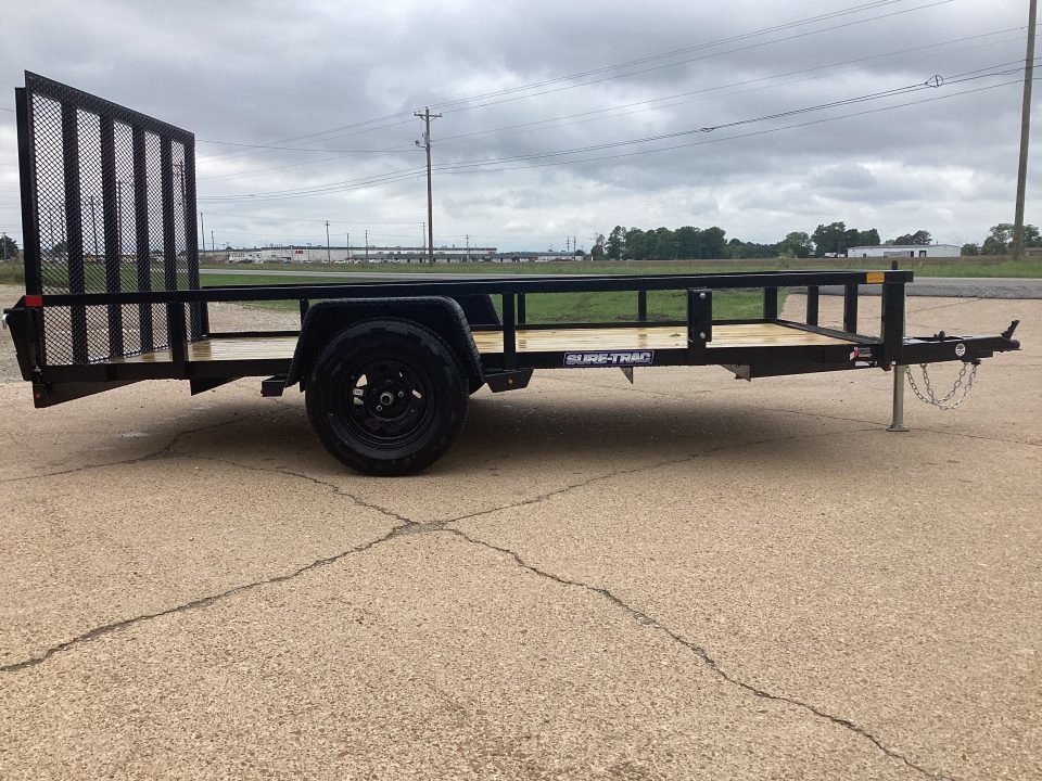 New 2026 Sure-Trac 82x12 (3K) Single Axle Utility Trailer