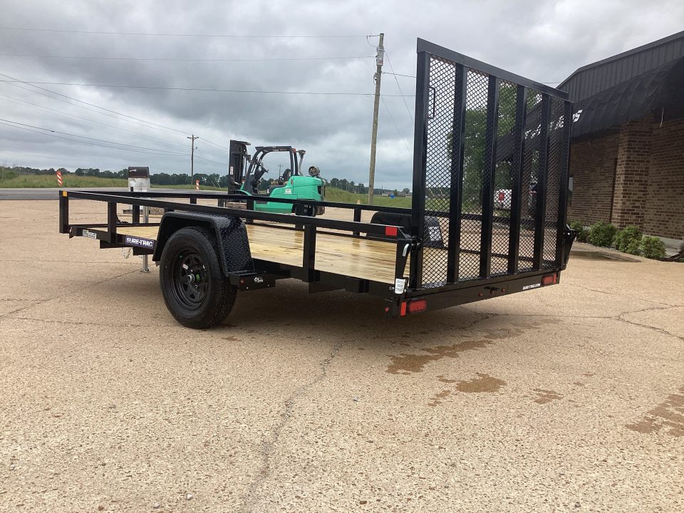 New 2026 Sure-Trac 82x12 (3K) Single Axle Utility Trailer