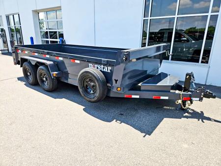 New DCB 83X16 14K DUMP TRAILER - GRAY
