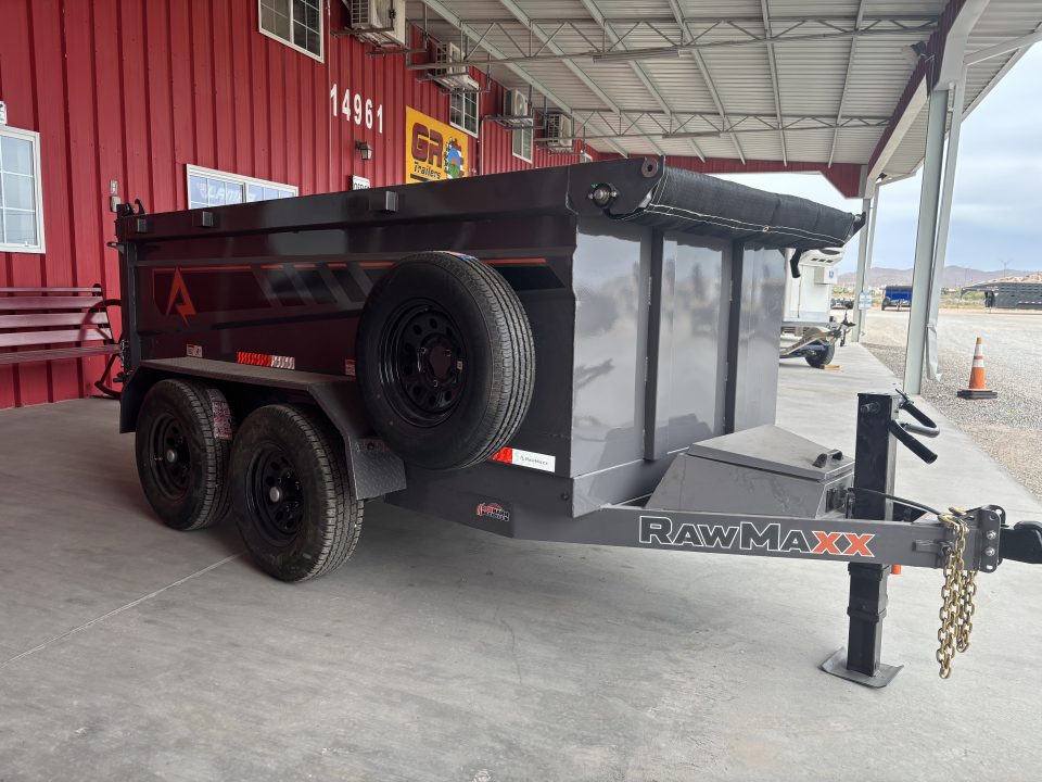 New 2025 RawMaxx SDX 5X10 TANDEM AXLE 10K DUMP TRAILER Dump Trailer