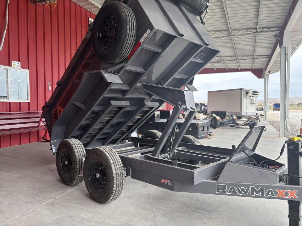 New 2025 RawMaxx SDX 5X10 TANDEM AXLE 10K DUMP TRAILER Dump Trailer