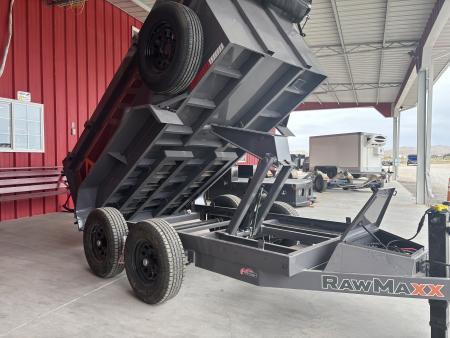 New 2025 RawMaxx SDX 5X10 TANDEM AXLE 10K DUMP TRAILER Dump Trailer