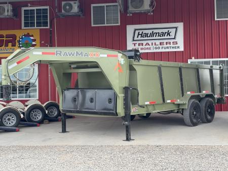 New 2026 RawMaxx LPX 83X16 GN 14K DUMP TRAILER Dump Trailer