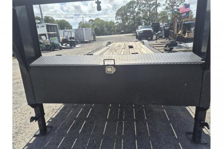 Used 2023 Trail Maxx Trailers 40 Ft. Gooseneck Hot shot Trailer 14000LB Capacity, E Track & a Winch