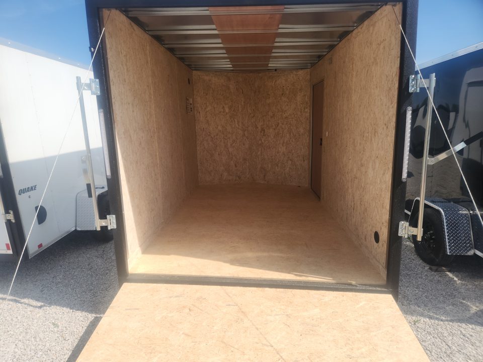 New 2026 Impact Trailers 7 x 12 Quake Flat Top V-Nose 3.5K Brake