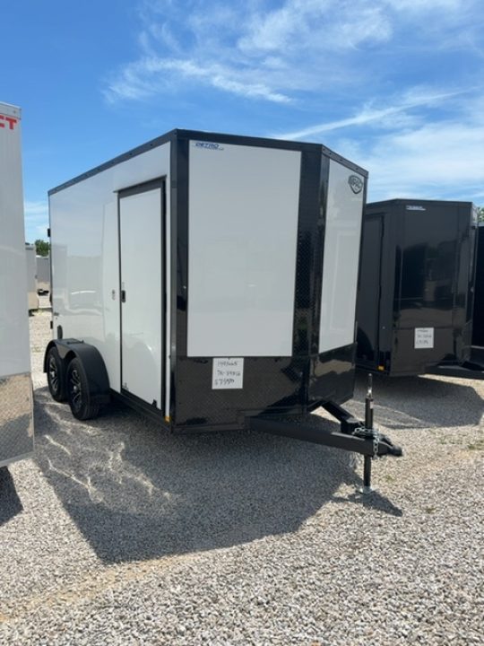 New 2026 Impact Trailers 7 x 12 Quake Flat Top V-Nose 7K