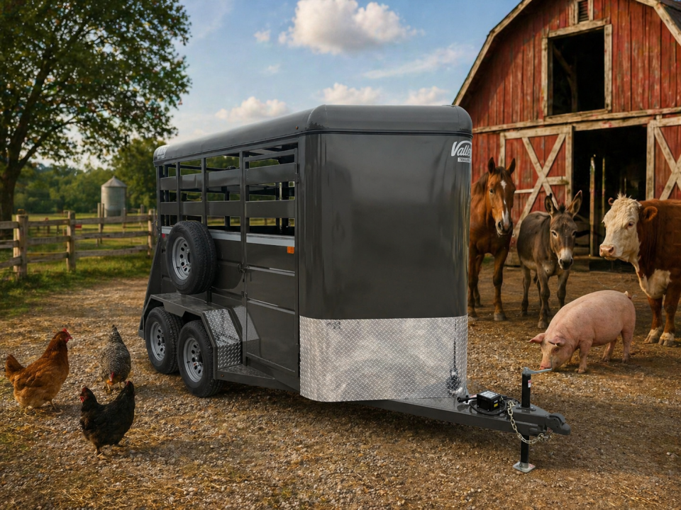 New 2026 Valley Trailers 12' STOCK TRAILER