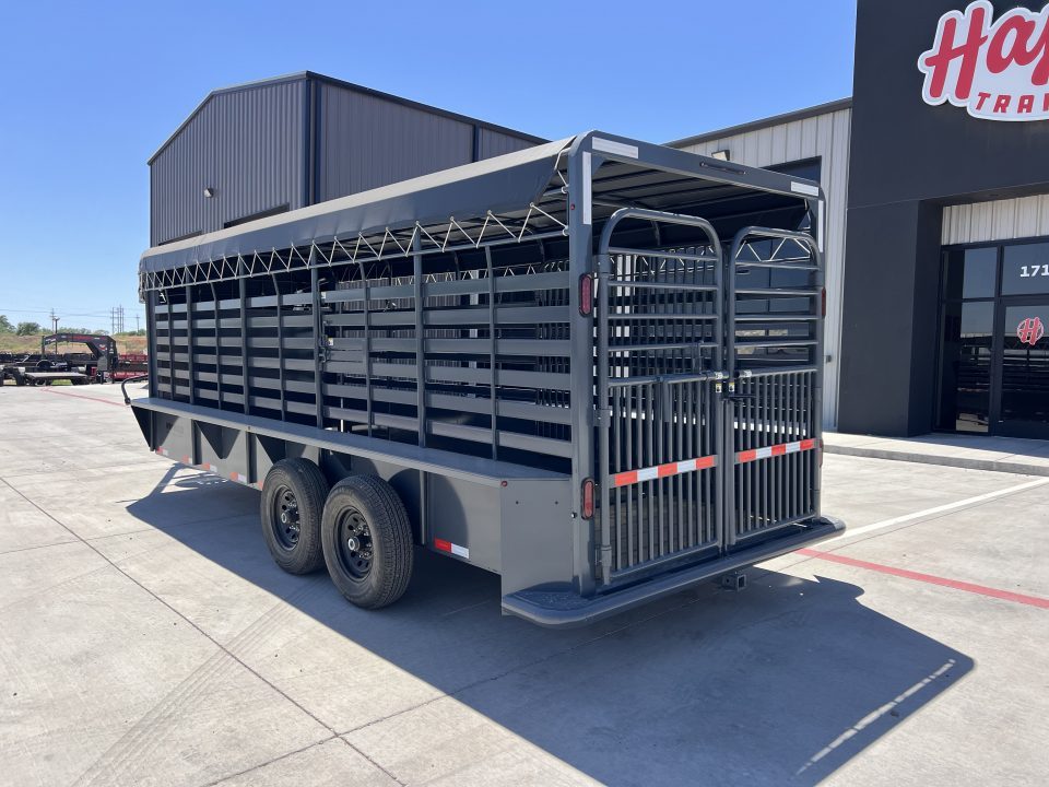 New 2027 Good Guys 6'8"x20' GN Bar Top Livestock Trailer - Wrangler