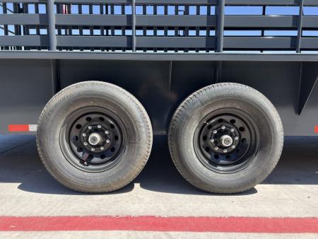 New 2027 Good Guys 6'8"x20' GN Bar Top Livestock Trailer - Wrangler