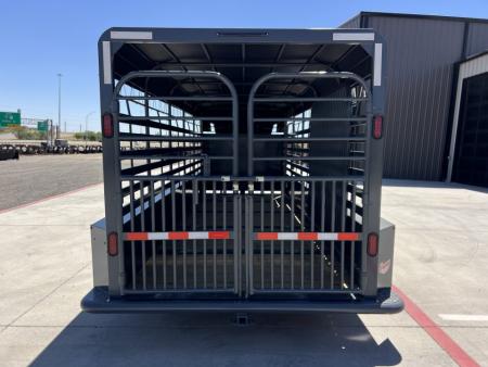 New 2027 Good Guys 6'8"x20' GN Bar Top Livestock Trailer - Wrangler