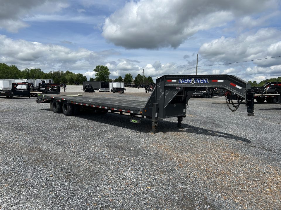 Used 2020 Load Trail 102"X30' 40K GVWR Gooseneck Flatbed Trailer