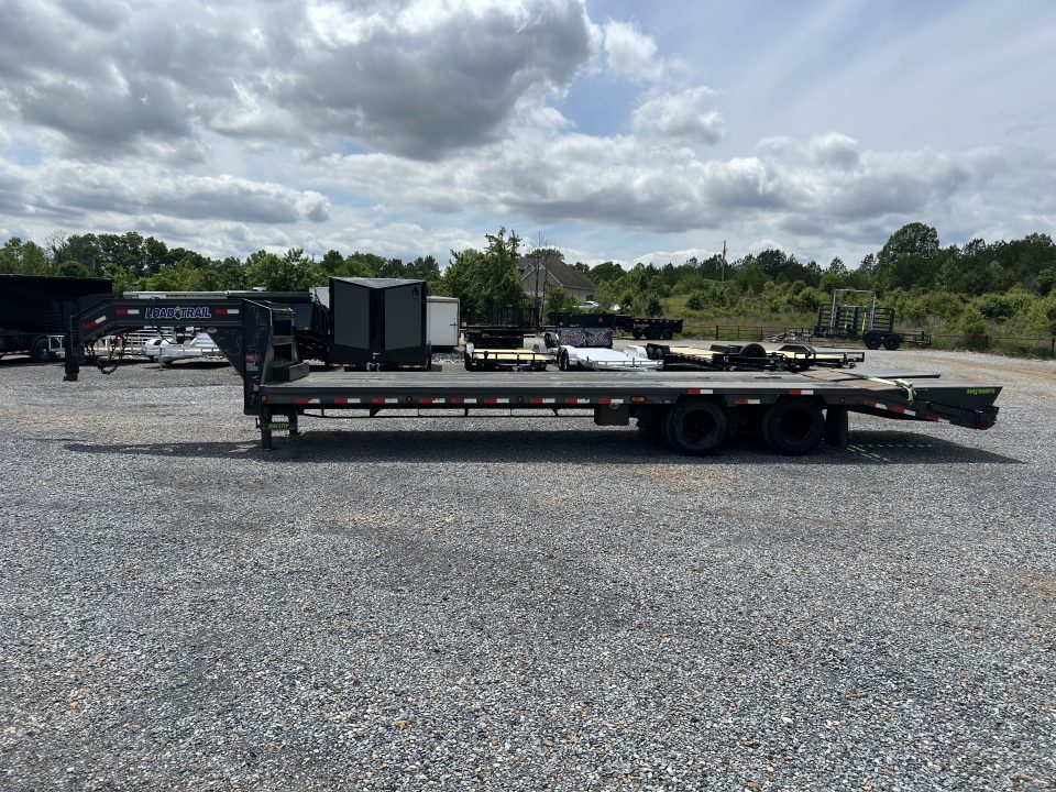Used 2020 Load Trail 102"X30' 40K GVWR Gooseneck Flatbed Trailer