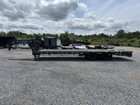 Used 2020 Load Trail 102"X30' 40K GVWR Gooseneck Flatbed Trailer