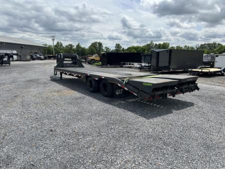 Used 2020 Load Trail 102"X30' 40K GVWR Gooseneck Flatbed Trailer