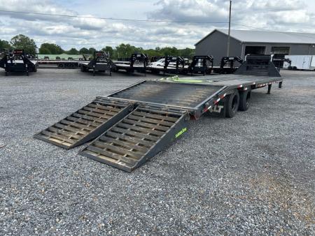 Used 2020 Load Trail 102"X30' 40K GVWR Gooseneck Flatbed Trailer