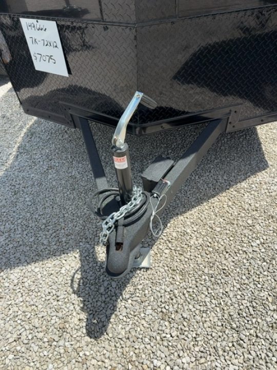 New 2026 Impact Trailers 6 x 12 Quake Flat Top V-Nose 7K