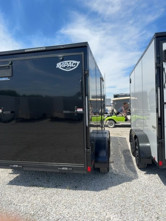New 2026 Impact Trailers 6 x 12 Quake Flat Top V-Nose 7K